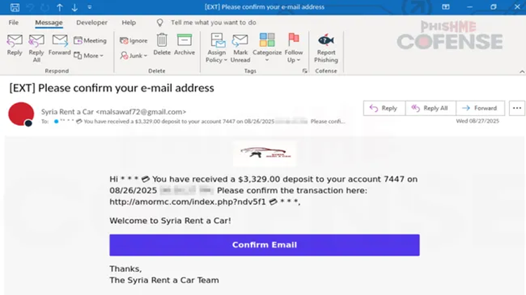 Microsoft's branding used by criminals